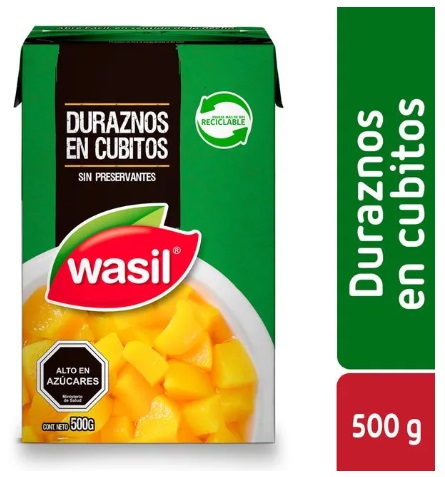 DURAZNO MITADES WSL 500GRS TETRA