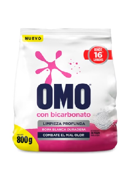 OMO DT POLVO C/BICARBONATO 18X800GR