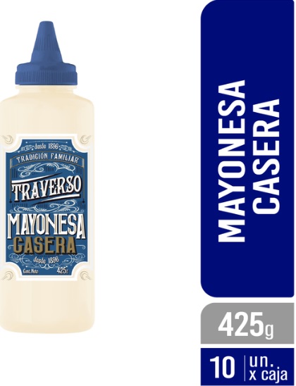 MAYONESA CASERA VINTAGE 425G TRAVERSO