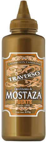 MOSTAZA FUERTE VINTAGE 450 GR. TRAVERSO