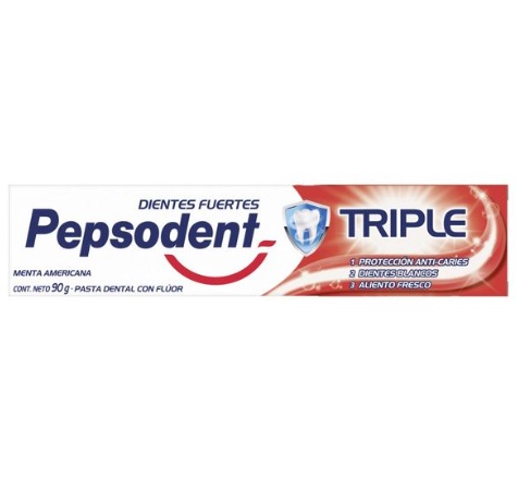 PEPSODENT CD TRIPLE MENTA  AMER 72X90GR