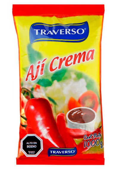 AJI CREMA 1000ML TRAVERSO BOLSA