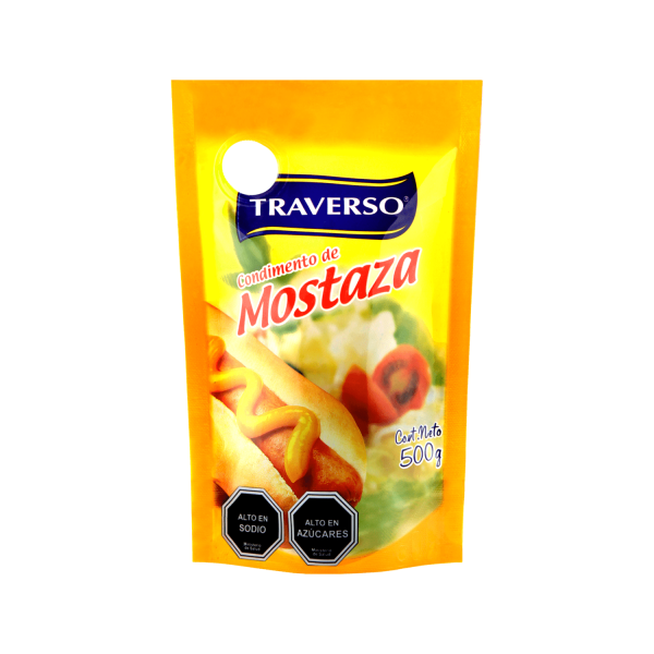 MOSTAZA TRAVERSO 500G DOYPACK