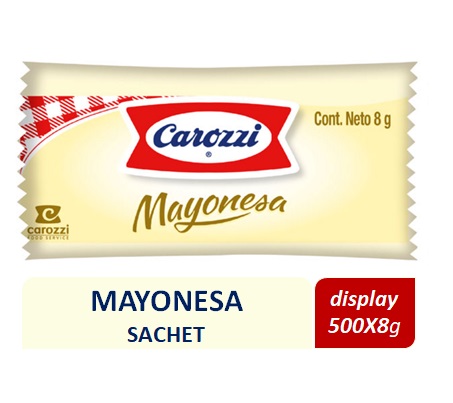 MAYONESA CAROZZI SACHET 500X8 GRS