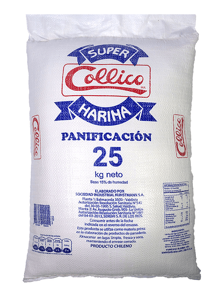 HARINA PANIFICACION COLLICO 25 KG