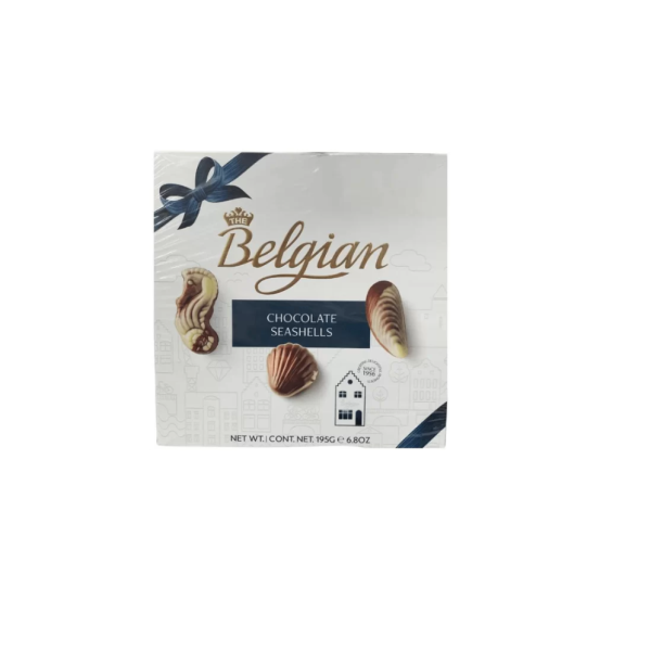 BELGIAN CHOCOLATE SEASHELLS 195GR