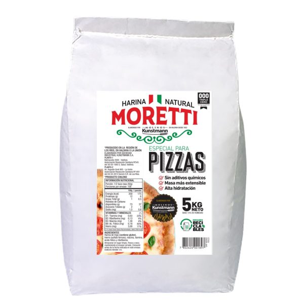 HARINA MORETTI PIZZA 5KG