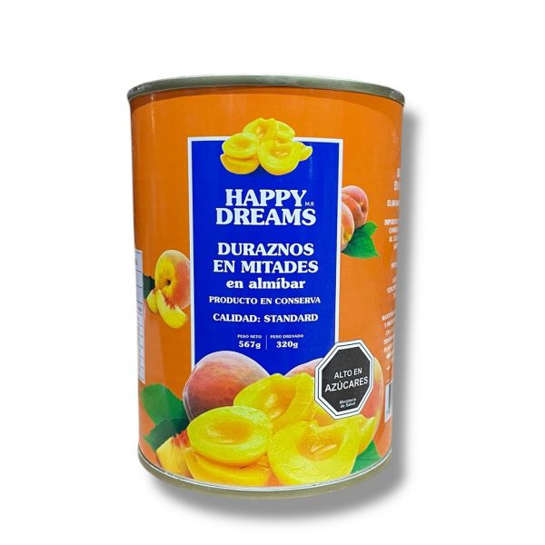 DURAZNO MITADES 567 GRS. HAPPY DREAMS