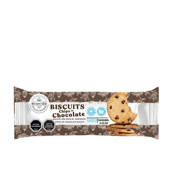 GALLETA CHIPS CHOCOLATE 145 GRS. ECOVIDA