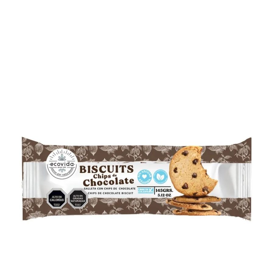 GALLETA CHIPS CHOCOLATE 145 GRS. ECOVIDA