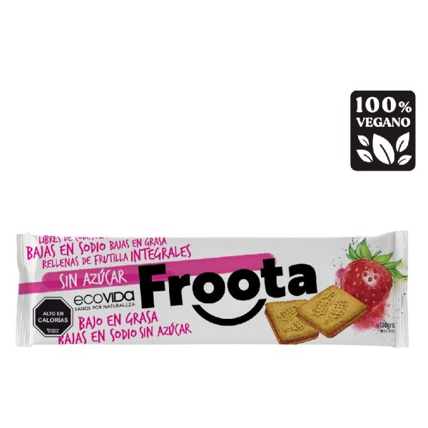 GALLETA EMPAREDADO FRUTILLA S/AZUC 150 GRS. ECOVIDA