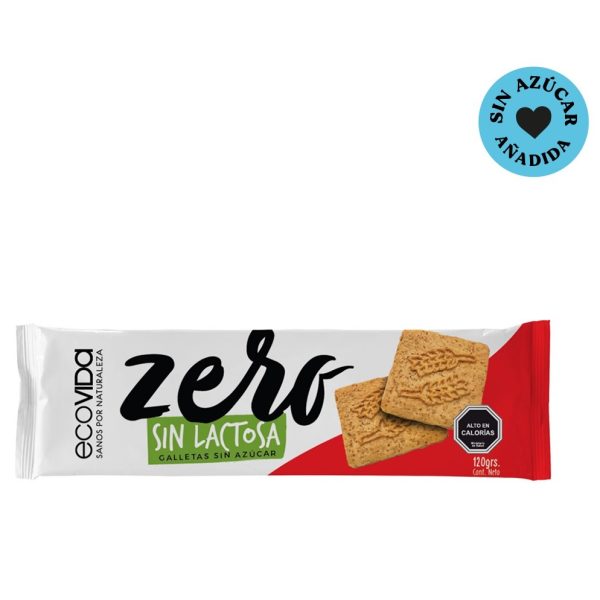 GALLETA ZERO S/LACTOSA S/AZUCAR 120 GRS ECOVIDA