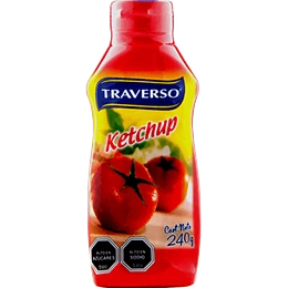 KETCHUP TRAVERSO 240 GRS
