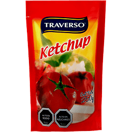KETCHUP TRAVERSO 250 GRS