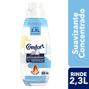 SUAVIZANTE HIPOALERGENICO PURO CUIDADO 500ML COMFORT