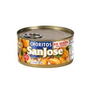 CHORITOS EN ACEITE SAN JOSE 190 GRS