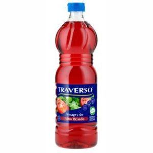 VINAGRE DE VINO ROSADO TRAVERSO 1 LITRO