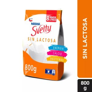 LECHE DESCR. SIN LACTOSA 800 GRS. SVELTY