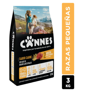 ALIMENTO PERRO RAZA PEQUENAS CARNE/CEREAL CANNES 3 KG