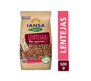 LENTEJAS 6MM IANSA  AGRO BOLSA 500 GRS