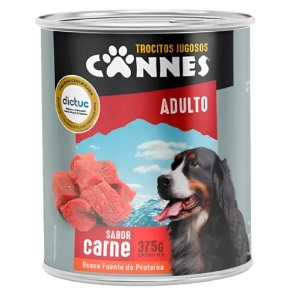 LATA CANNES ADULTO CARNE 375GR