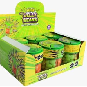 GOMITAS CONFITADAS ACIDAS JELLY BEANS DISPLAY 6X80 GRS.