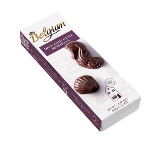 CHOCOLATE DARK SEASHELLS BELGIAN 60 GRS