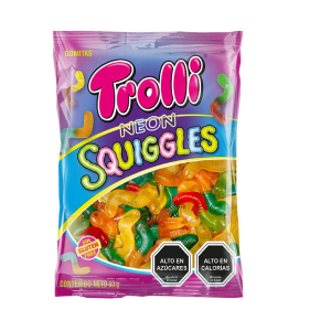 GOMITAS FLOURESCENTES TROLLI 80 GRS
