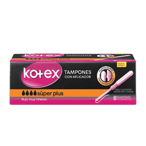 TAMPONES KOTEX C/APLIC. FLUJO SUPER (224526)