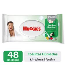 TOALLAS HUMEDAS HUGGIES LIMPIEZA EFECTIVA 48UND (245541)