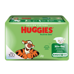 PAÑAL HUGGIES ACTSEC XXG 52 UNID.  (247183)