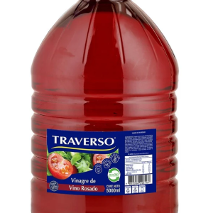 VINAGRE DE VINO ROSADO TRAVERSO 5 LITROS