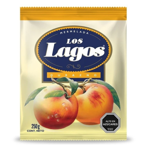 MERMELADA LOS LAGOS DURAZNO L.L.225 grs.