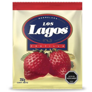 MERMELADA LOS LAGOS FRUTILLA L.L.225 grs.