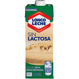 LECHE LIQ LONCO SIN LACTOSA LONCO SEMI DESC. 1 Lt.