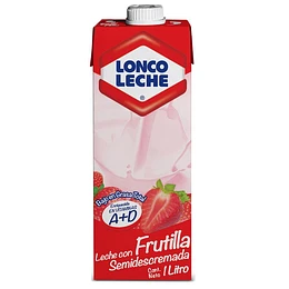 LECHE FRUTILLA LIQUIDA LONCOLECHE 1 LT.