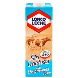 LECHE DESCREMADA SIN LACTOSA LONCOLECHE 1 LT.