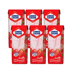 LECHE FRUTILLA LIQUIDA LONCOLECHE 200 Ml