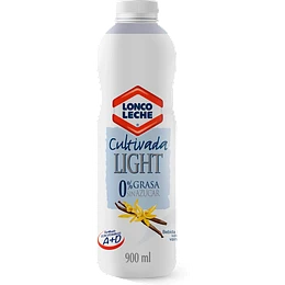 LECHE CULTIVADA VAINILLA LIGHT BOTELA 900 ML.