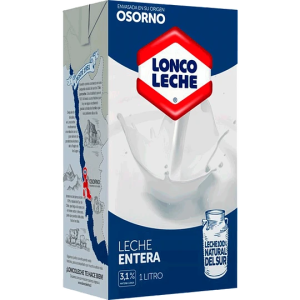 LECHE BLANCA ENTERA LIQUIDA LONCOLECHE 1 LT.