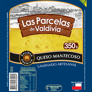 QUESO MATECOSO LAMINA ARTESANAL LAS PARCELAS DE VALDIVIA 350 GRS