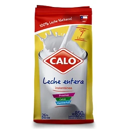 LECHE POLVO CALO 26% INST 850 GRS.