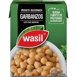 GARBANZOS CONSERVA WASIL TETRA 380 GRS