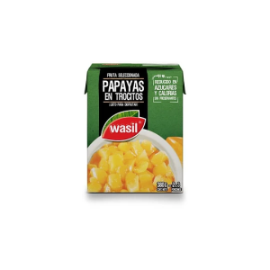 PAPAYAS TROCITOS CONSERVA WASIL TETRA 380 GRS