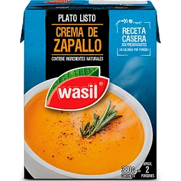 CONSERVA WASIL CREMA DE ZAPALLO WASIL 380 grs.