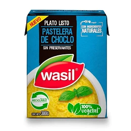 PASTELERA DE CHOCLO CONSERVA WASIL TETRA 380 GRS