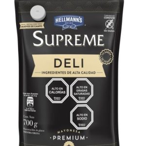 MAYONESA HELLMANNS SUPRIME DELY 372 GR DOYPACK
