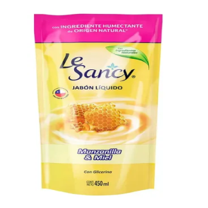 JABON LIQUIDO MANZANILLA Y MIEL LE SANCY 450 MLJABON LIQUIDO MANZANILLA Y MIEL L