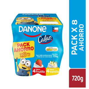 YOGURT CALAN PACK 8 UNID. X 90 GRS. C/U