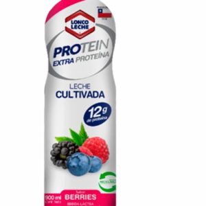 LECHE CULTIVADA  PROTEIN LONCOLECHE 900 ML. BERRIES